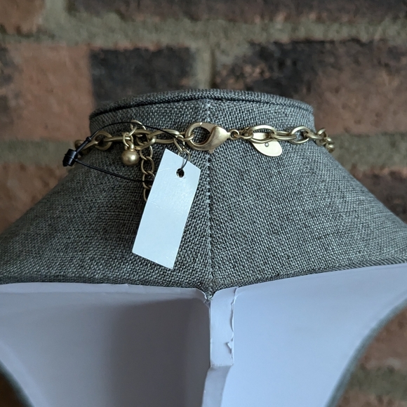 Chico's Turquoise Bohemian Pendant Necklace & Earring Set - Picture 5 of 5